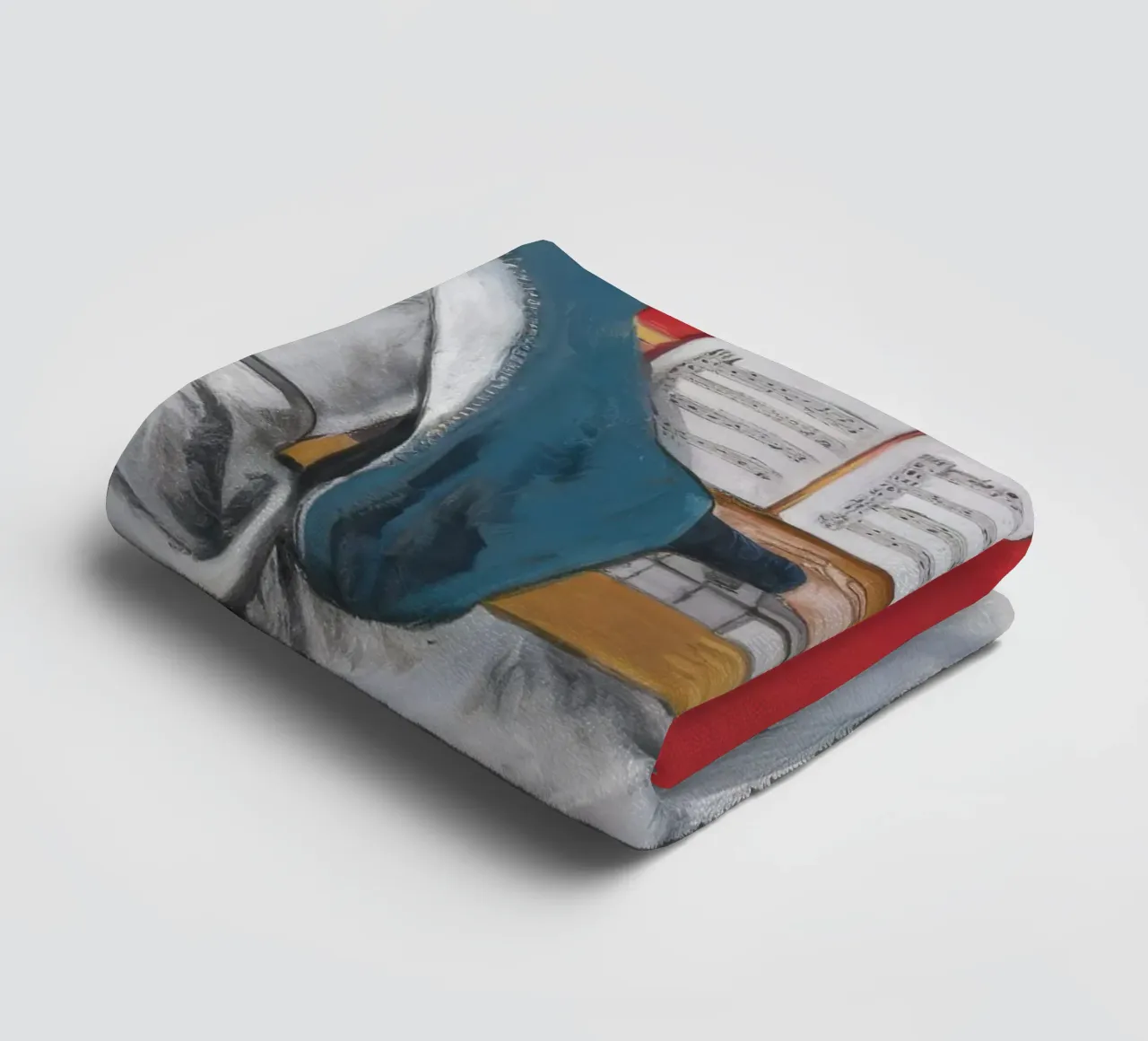 Melodic Serenity towel by Ebony Carpenter