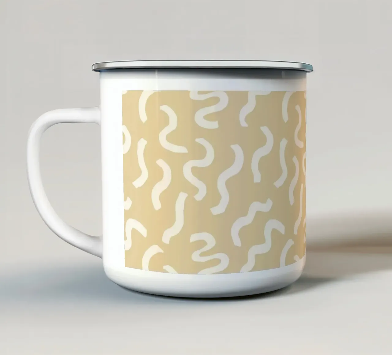 Pattern Love No 65 tazza in smalto da treechild