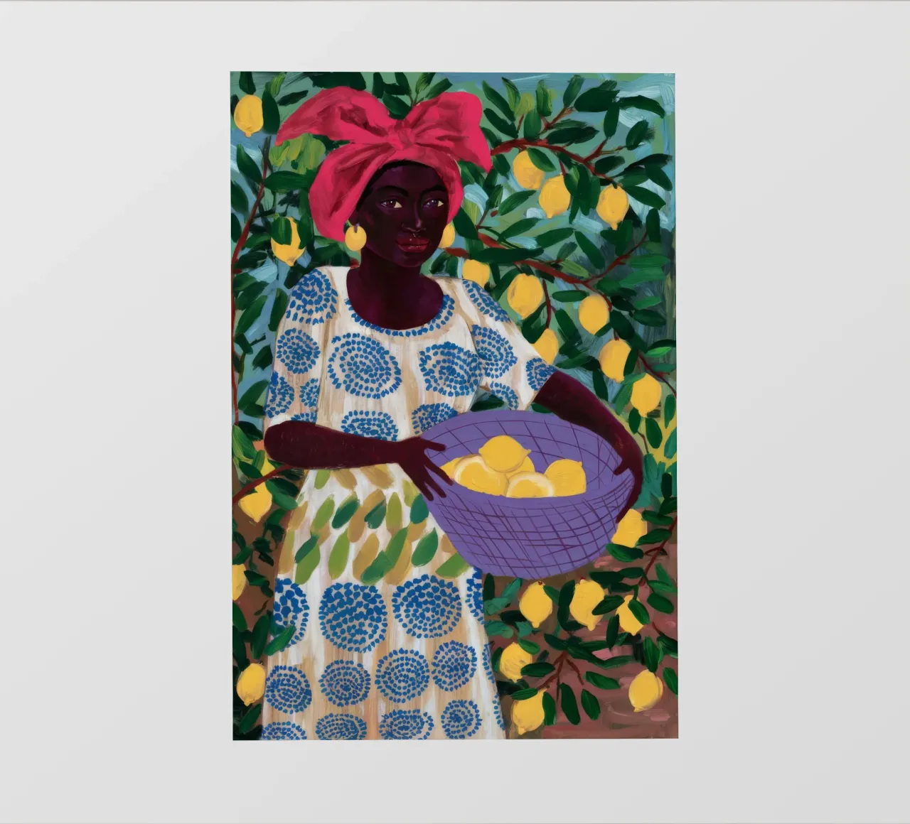 Fruitful Harvest pvc cover by Ebony Carpenter