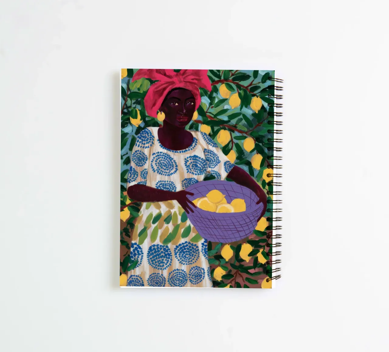 Fruitful Harvest spiral notebook by Ebony Carpenter