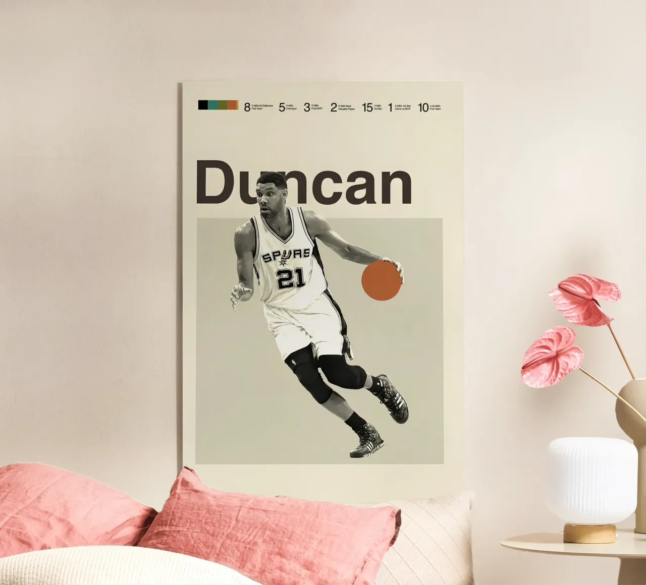 Tim Duncan plexiglass da Attaboy Dsgn