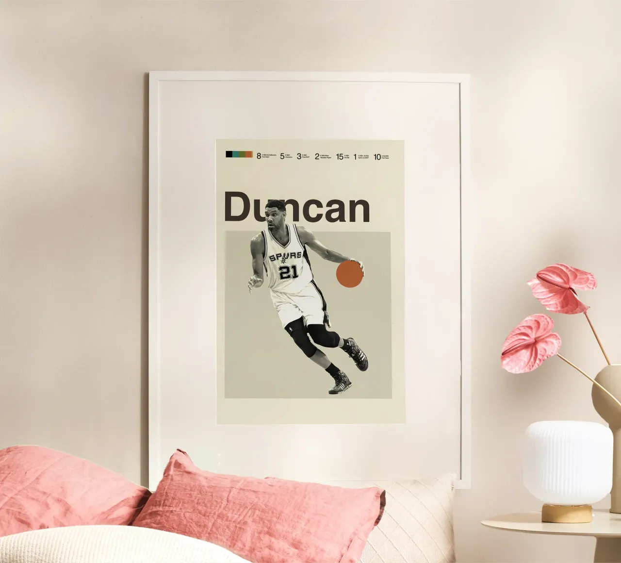 Tim Duncan poster da Attaboy Dsgn