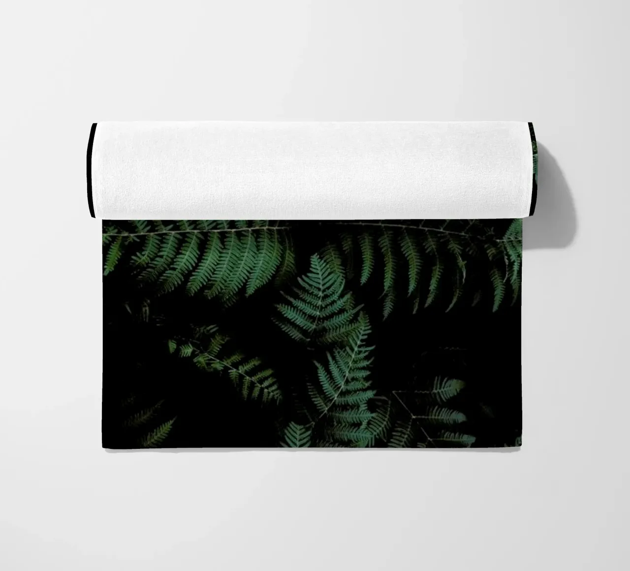 Lush Forest Greens beach towel by Studio Nahili