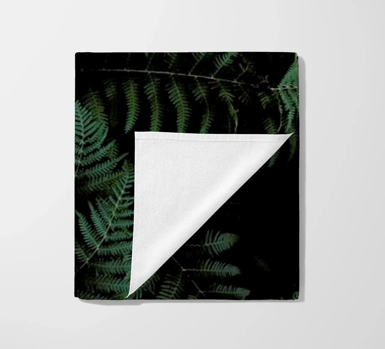 Lush Forest Greens beach towel by Studio Nahili