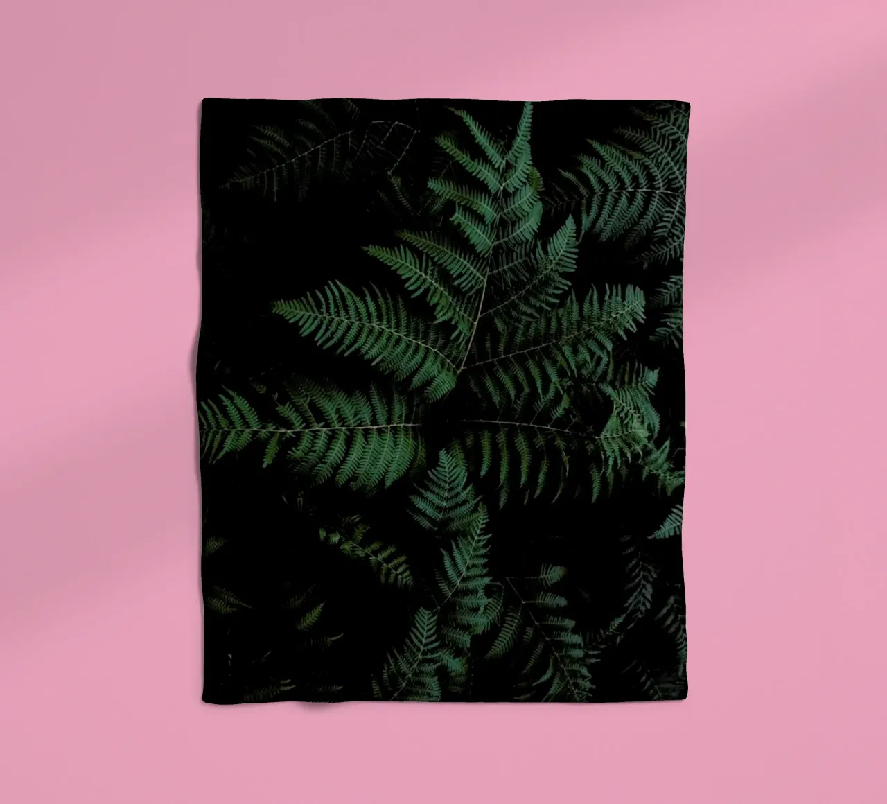Lush Forest Greens fleece blanket by Studio Nahili