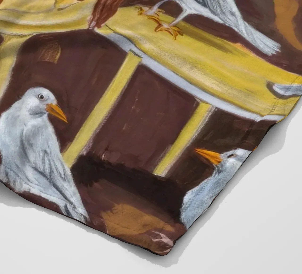 Harmonious Gathering fleece blanket by Ebony Carpenter