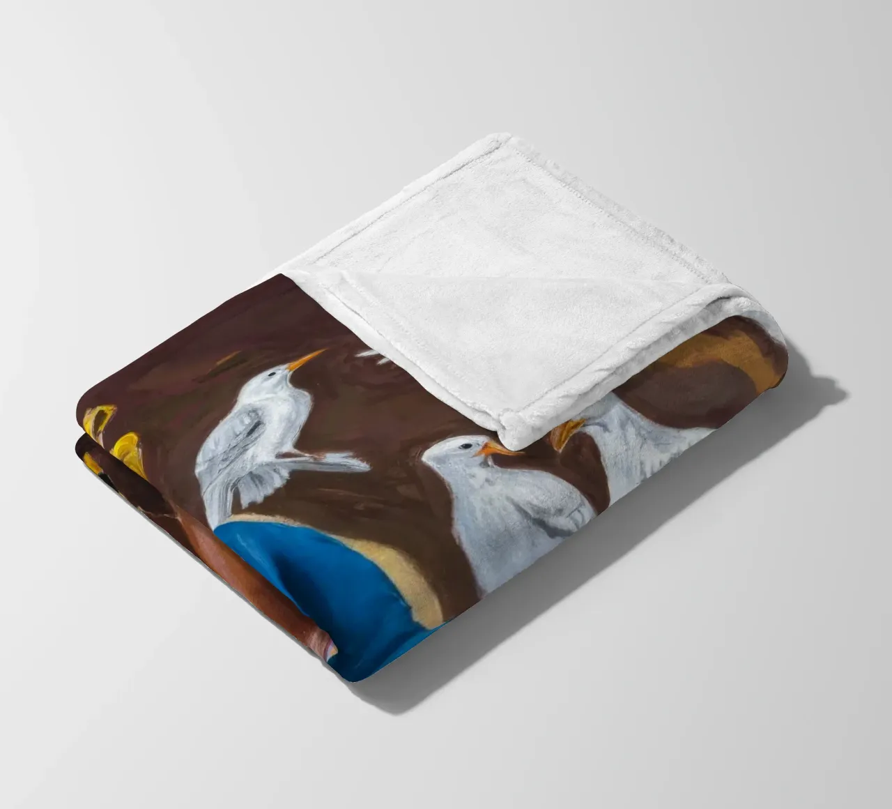 Harmonious Gathering fleece blanket by Ebony Carpenter