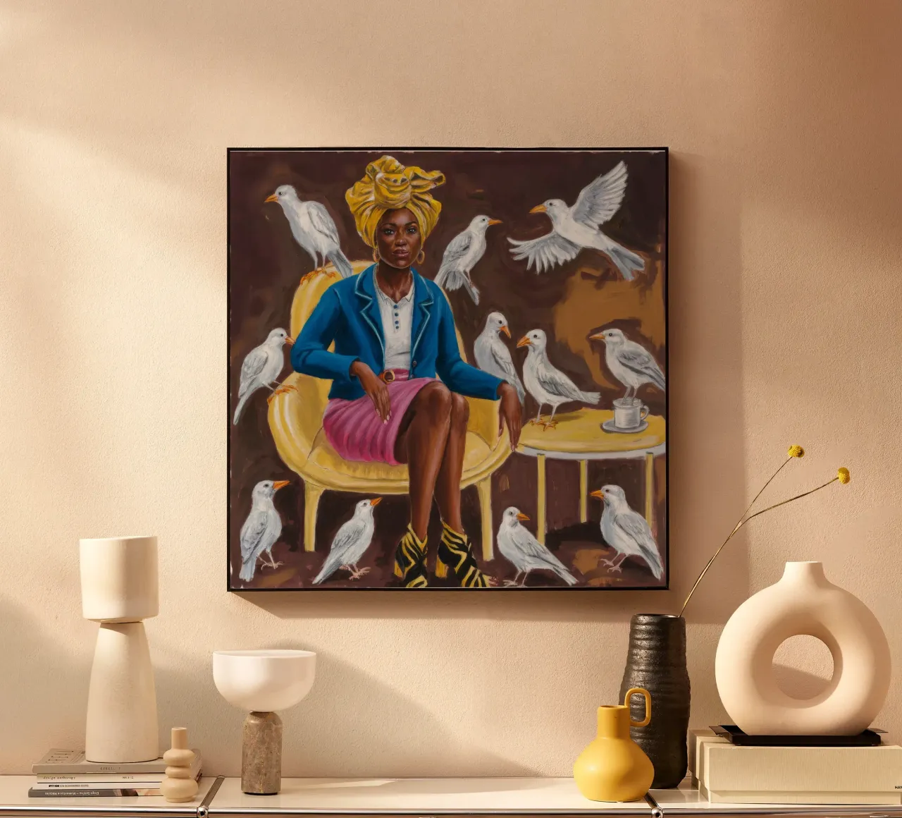 Harmonious Gathering forex plate by Ebony Carpenter