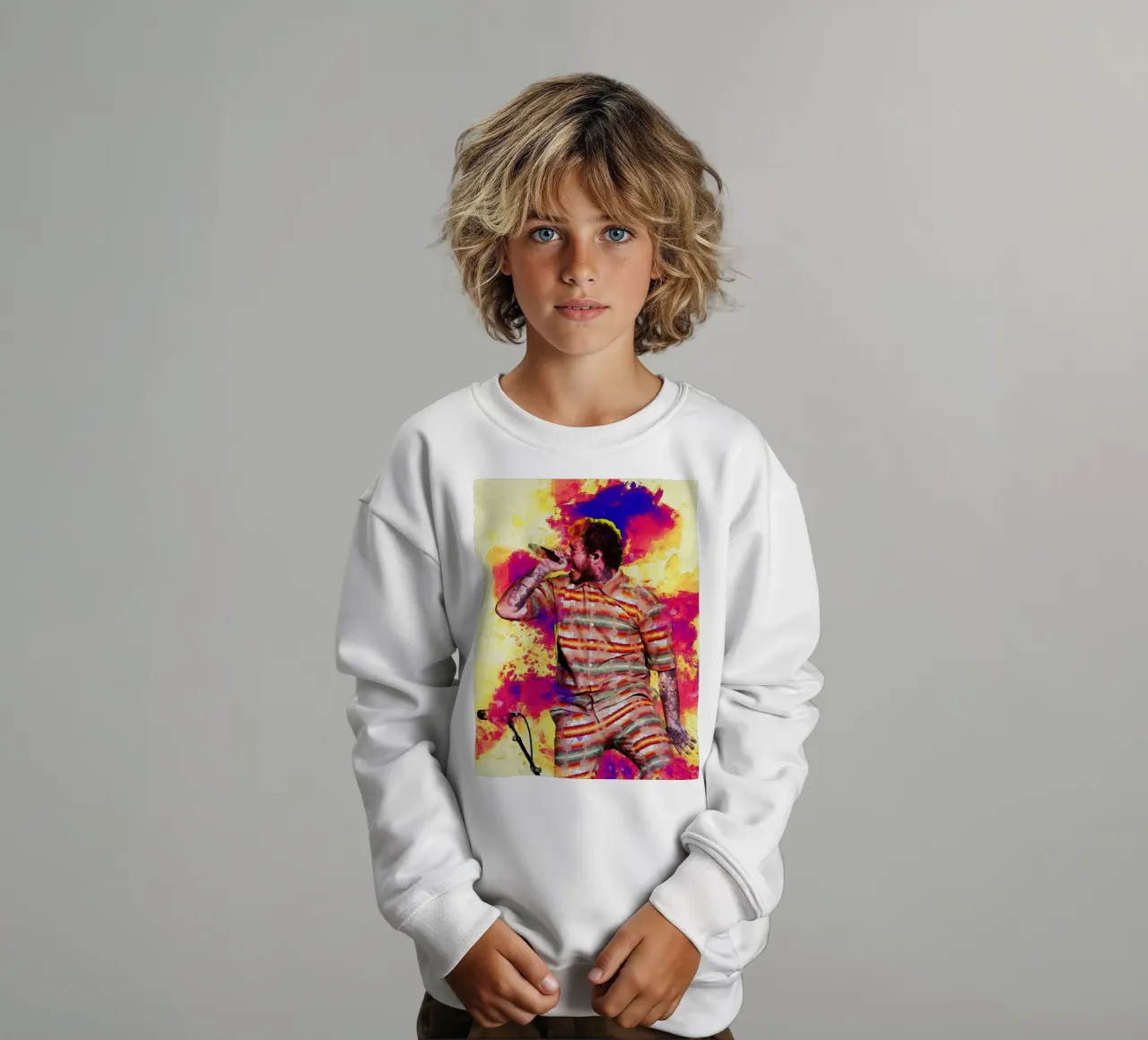 Smudge Post Malone kids sweatshirt by Gunawan Rb