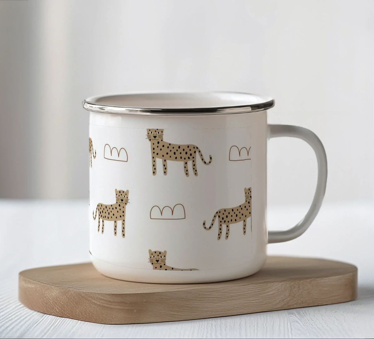 Pattern Love No 81 tazza in smalto da treechild