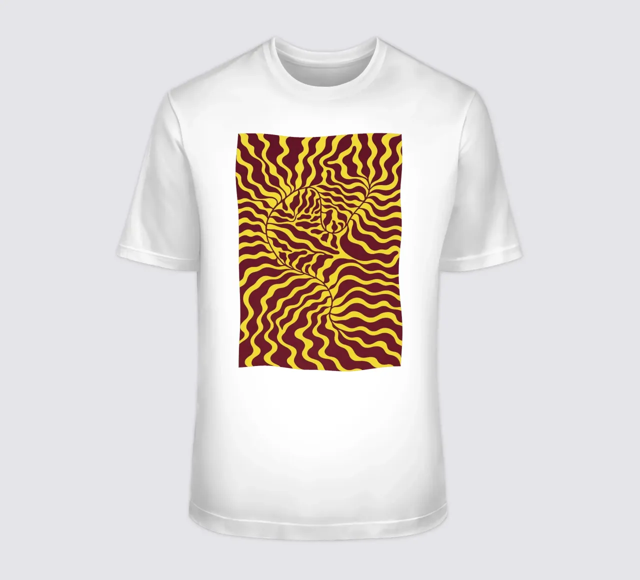 SpSpinning Leaf Vines Abstractinning Leaf Vines Abstract Art camiseta de Bulaxtims