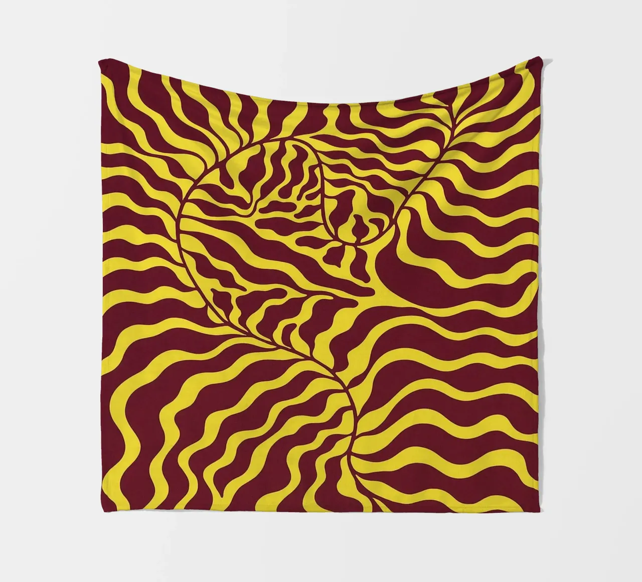 SpSpinning Leaf Vines Abstractinning Leaf Vines Abstract Art fleece blanket by Bulaxtims