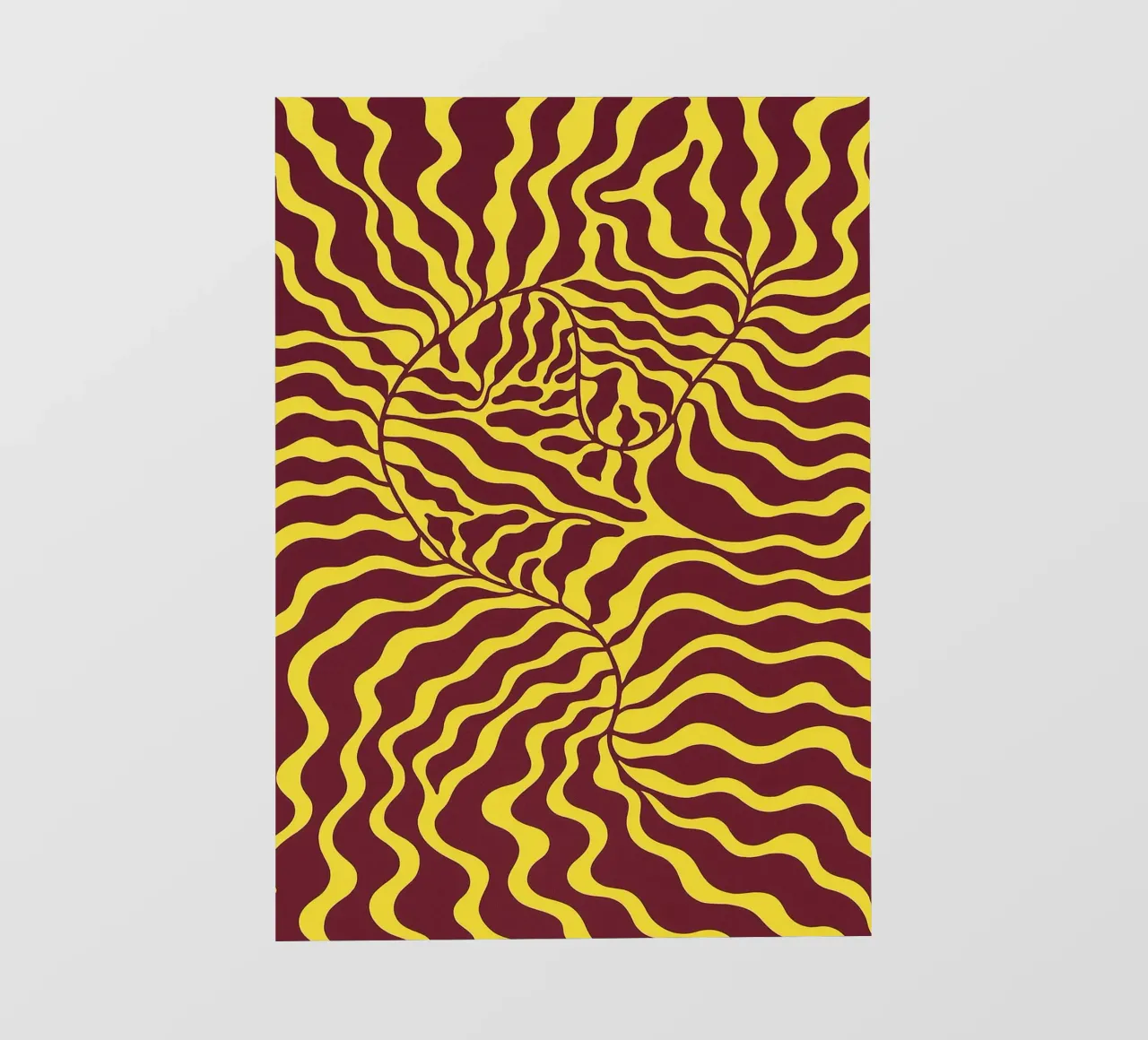 SpSpinning Leaf Vines Abstractinning Leaf Vines Abstract Art lonas publicitarias de Bulaxtims