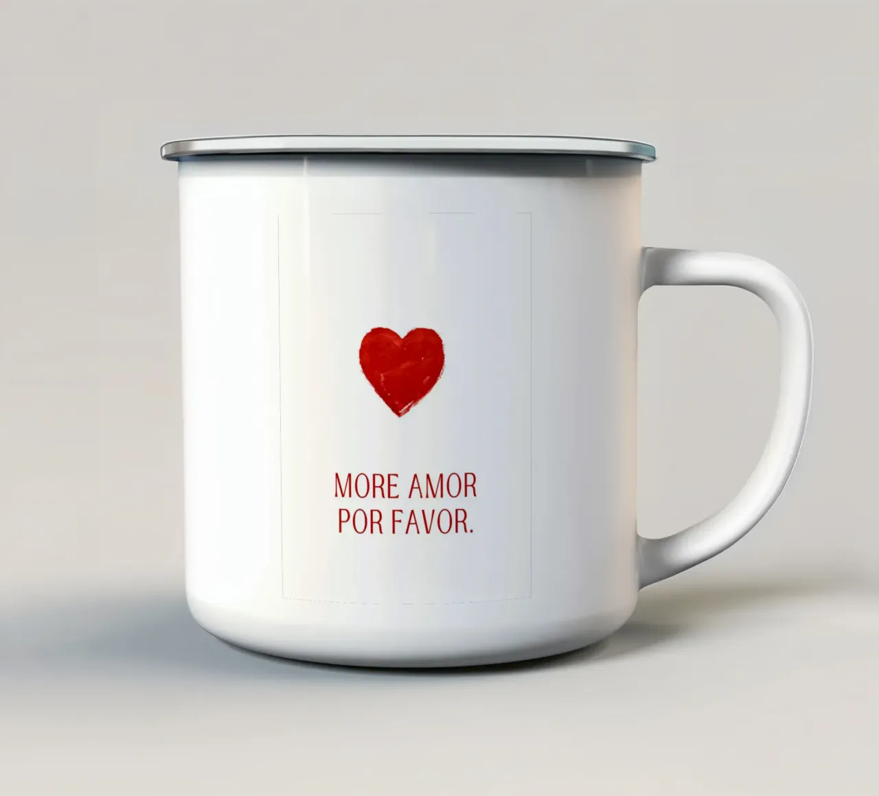 let's fall in love tazza in smalto da Ambition Wall