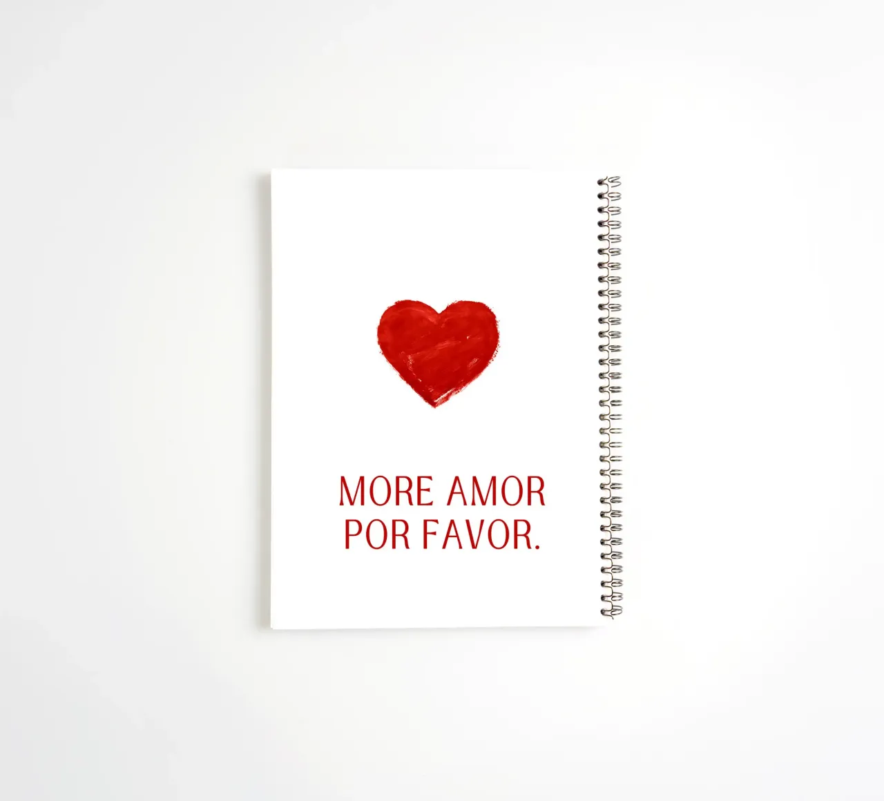 let's fall in love spiral notebook by Ambition Wall