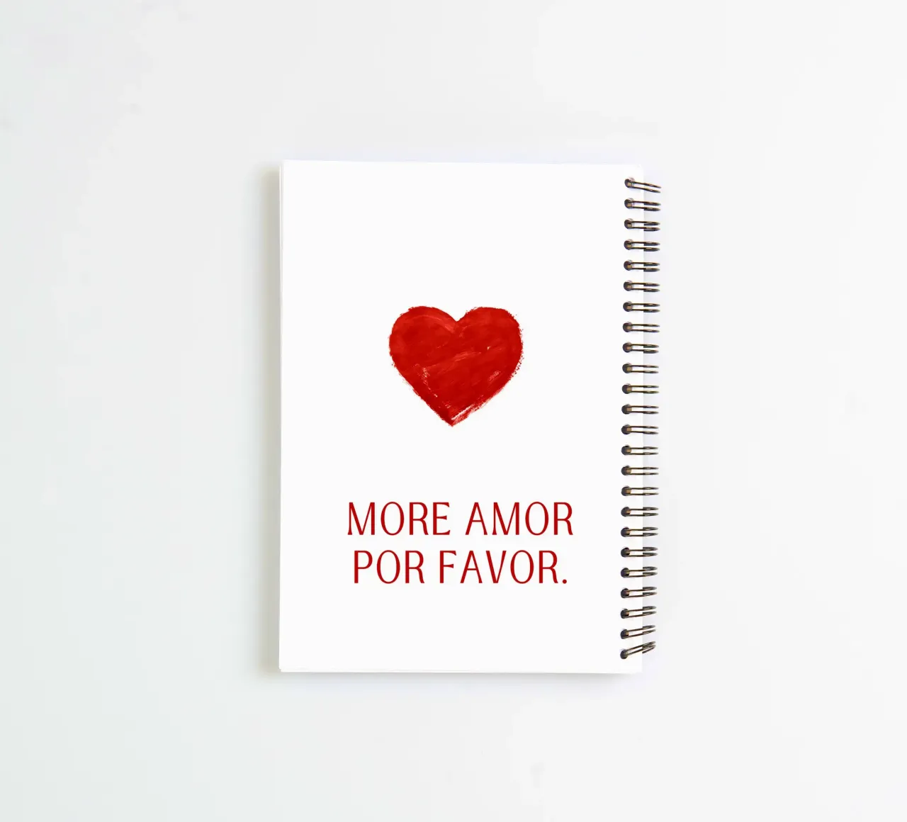 let's fall in love spiral notebook by Ambition Wall