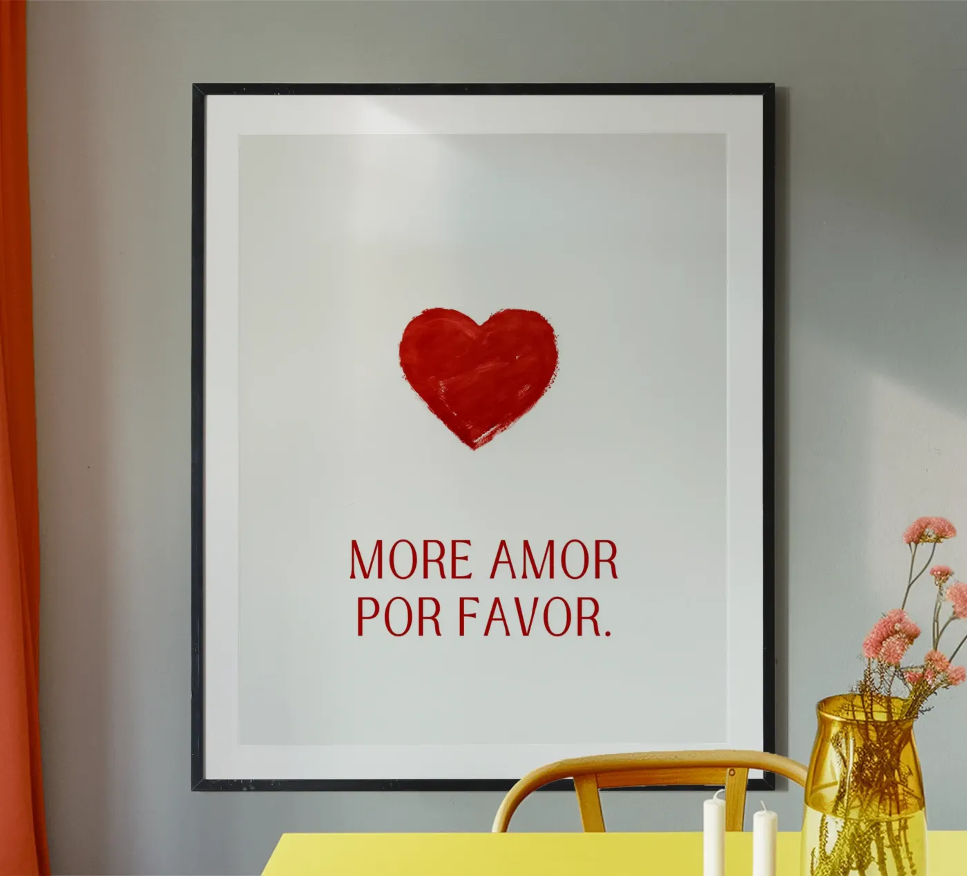 let's fall in love poster da pixelflow