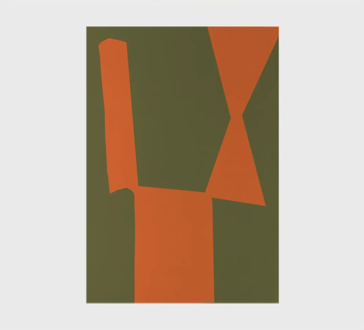 Orange block composition notebook by Little Dean