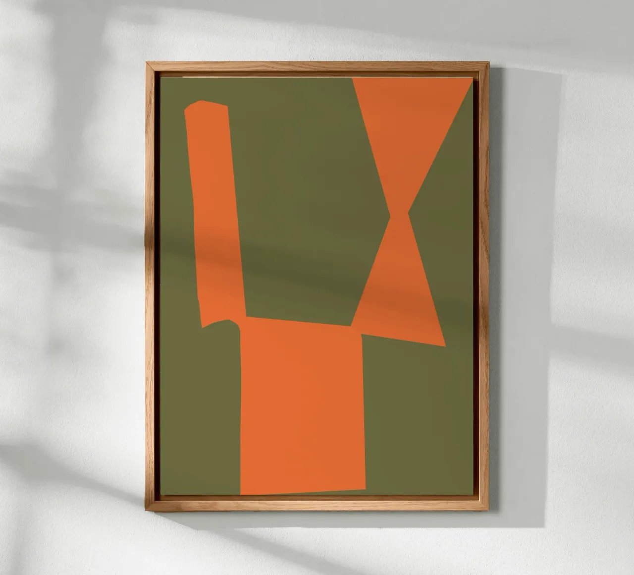 Orange block composition forex plate by Little Dean