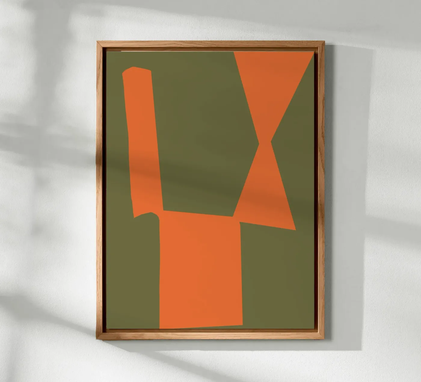 Orange block composition forex plate by Little Dean