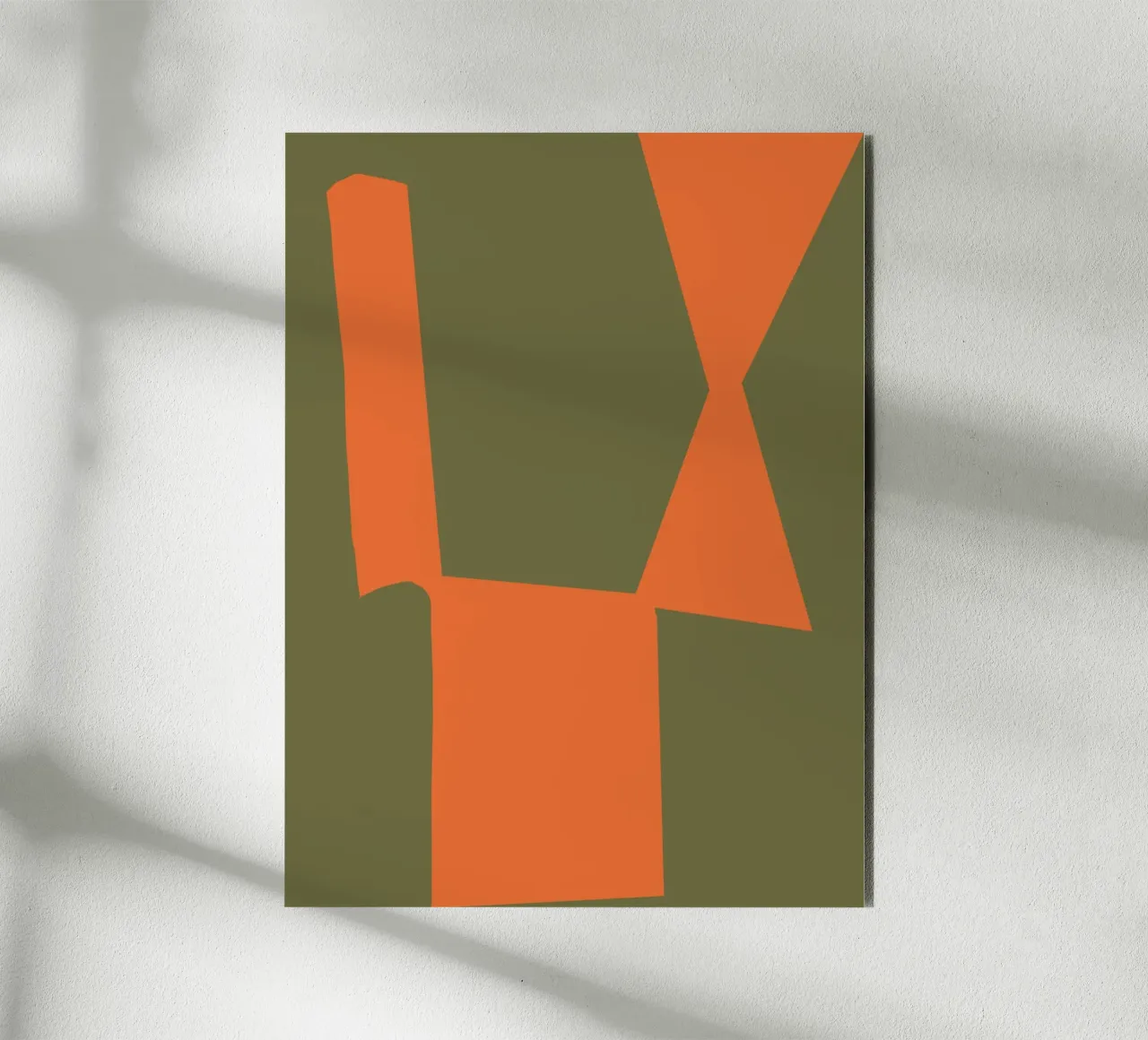 Orange block composition forex plate by Little Dean