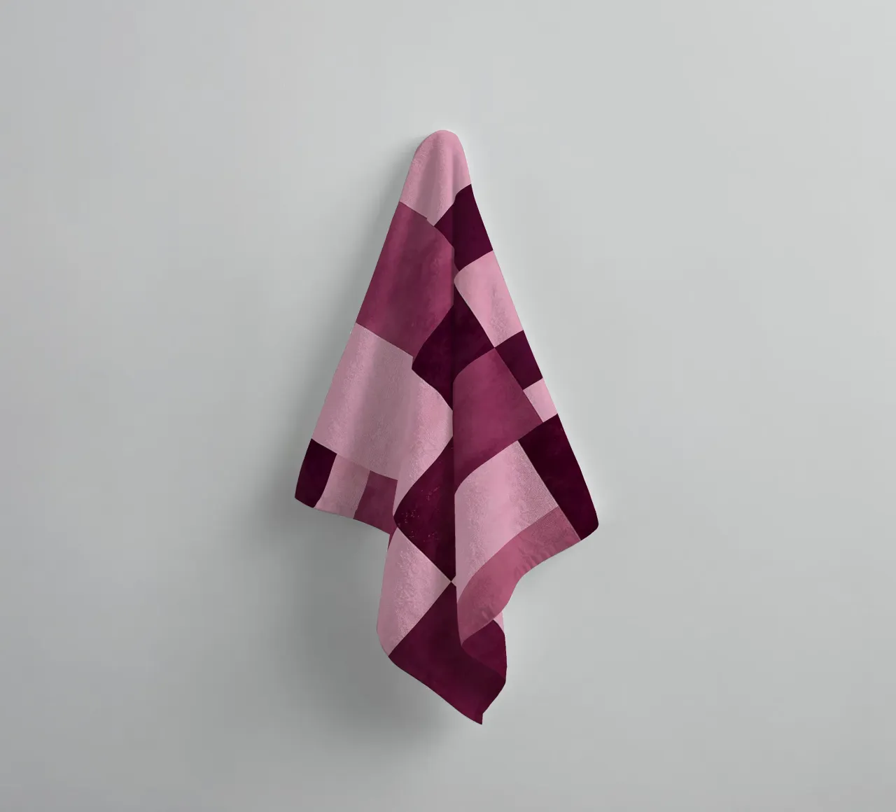 Square Modern Abstract Art towel by Bulaxtims