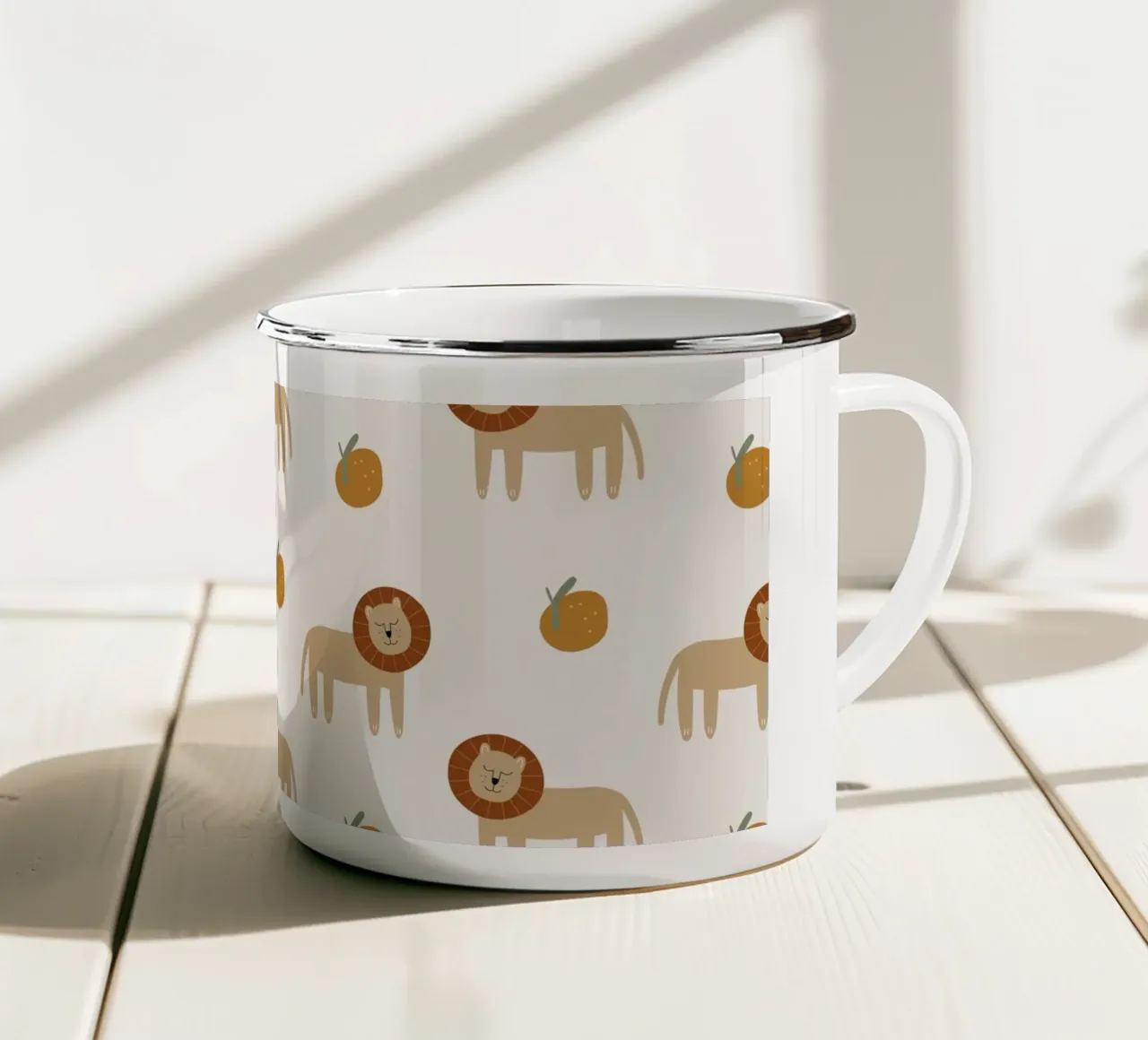 Pattern Love No 82 tazza in smalto da treechild