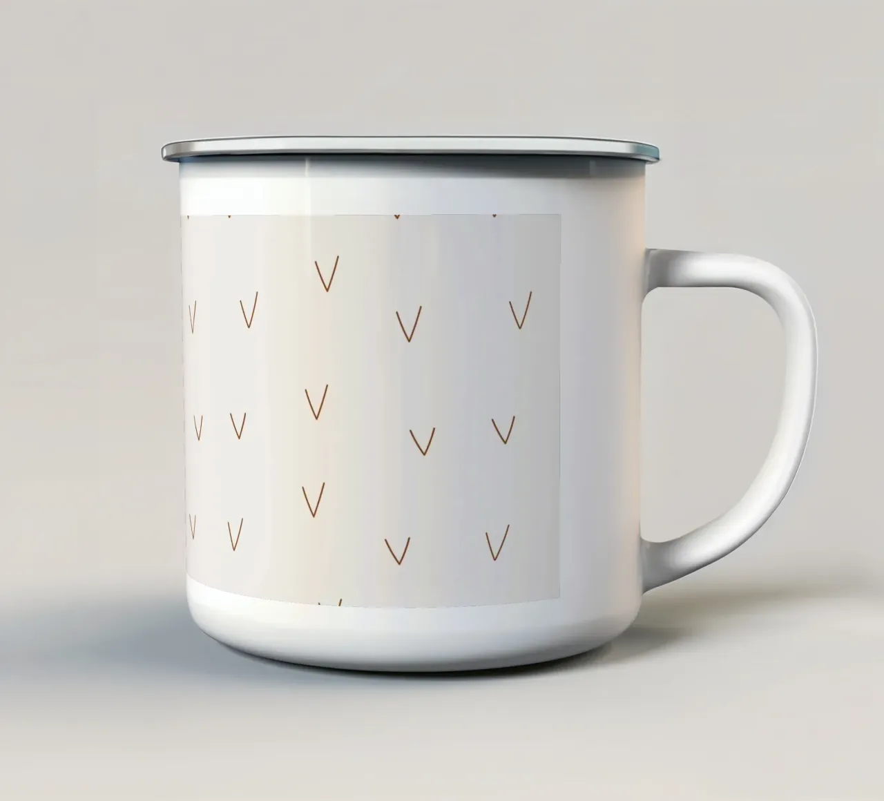Pattern Love No 83 tazza in smalto da treechild