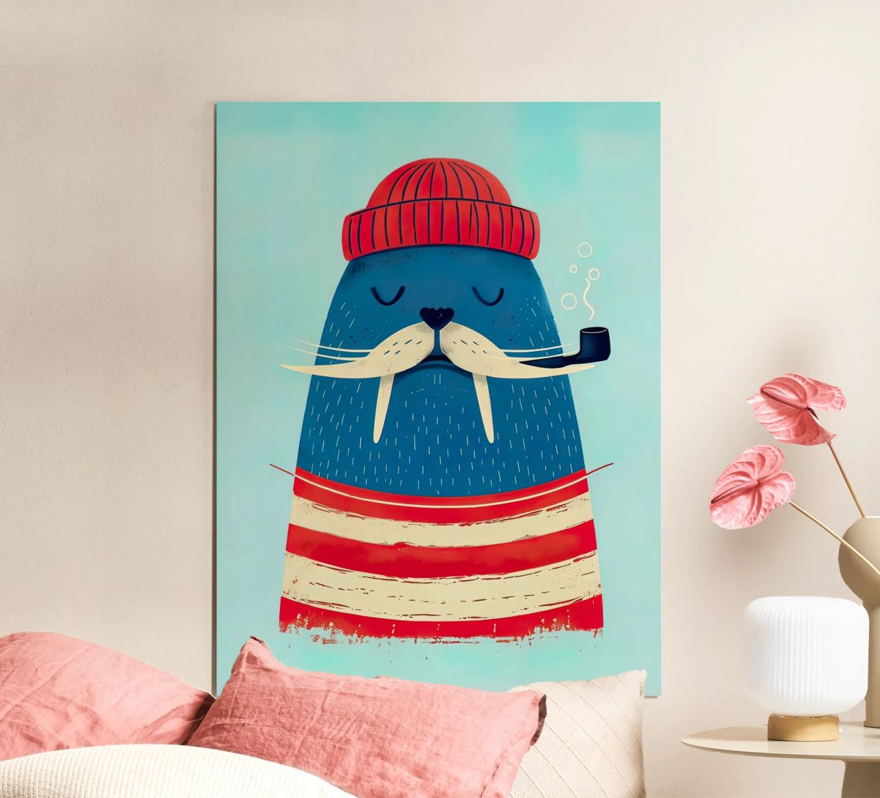 Kapitein Zeehond poster van 🥝 KIWI STORE