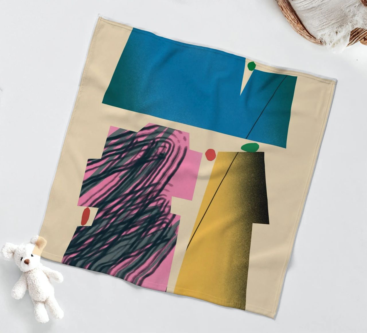 Forme dinamiche a gradiente coperta in pile da Little Dean