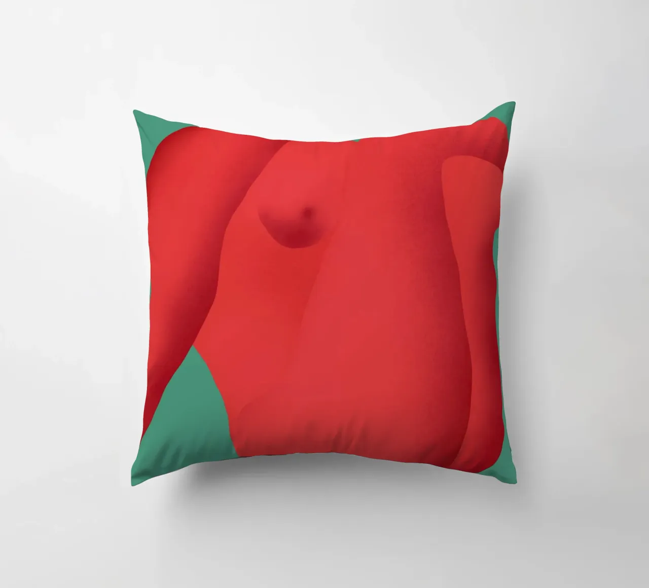 Curve rosse cuscino da Little Dean