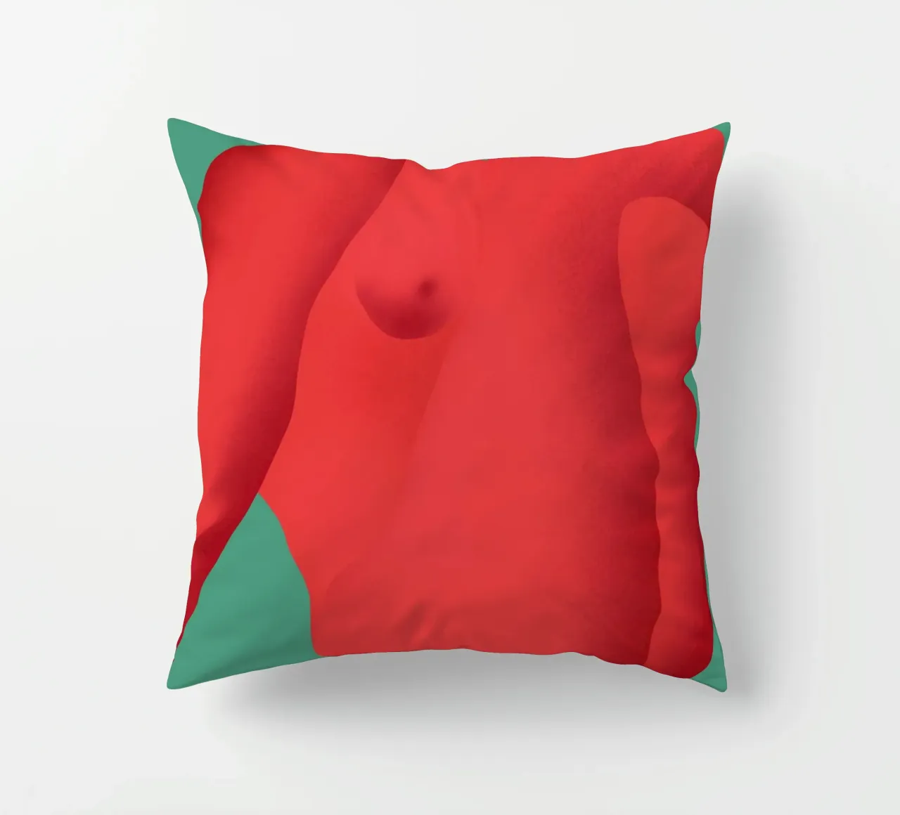 Curve rosse cuscino da Little Dean