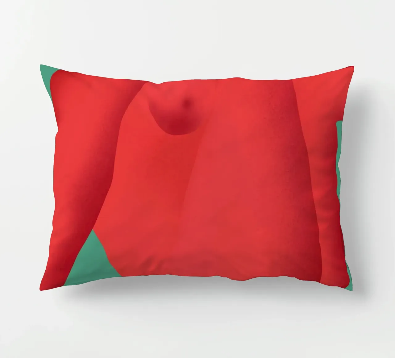 Curve rosse cuscino da Little Dean