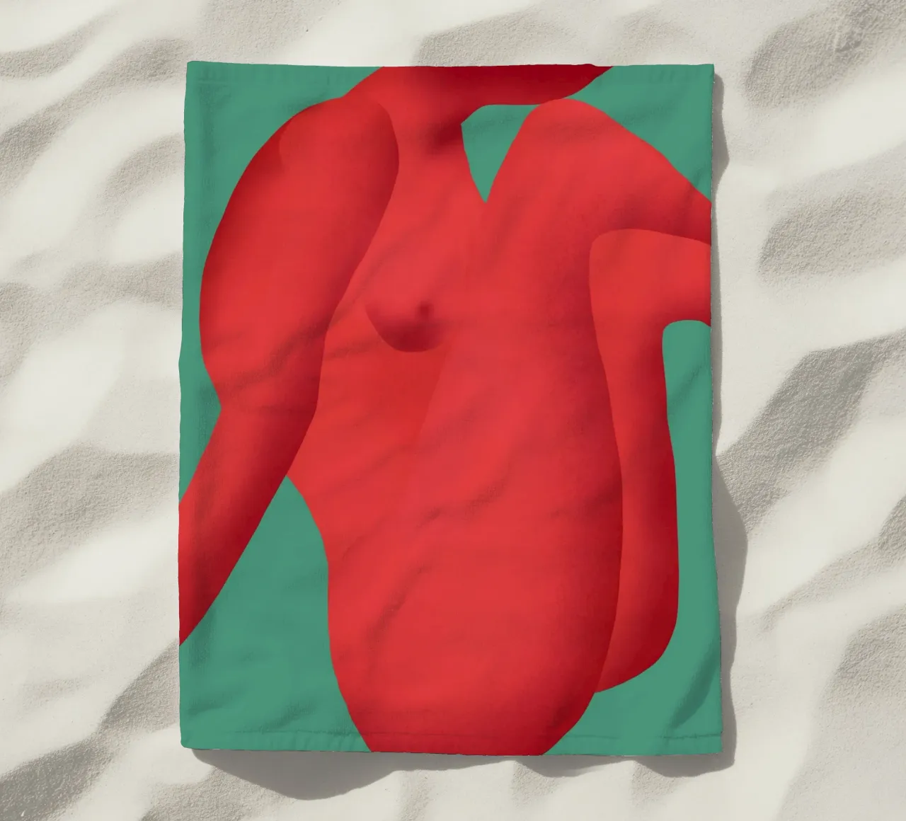 Curve rosse telo mare da Little Dean