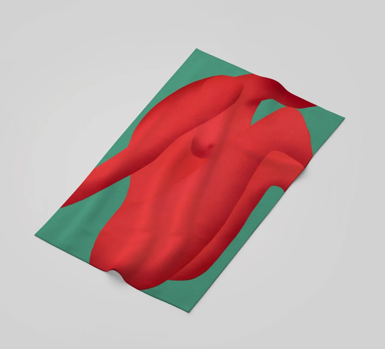 Curve rosse telo mare da Little Dean