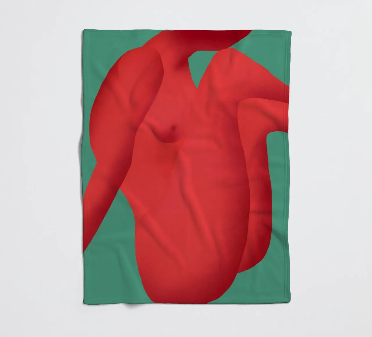 Curve rosse coperta in pile da Little Dean