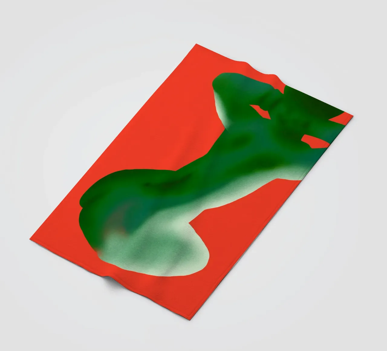 Curve posteriori verdi coperta in pile da Little Dean