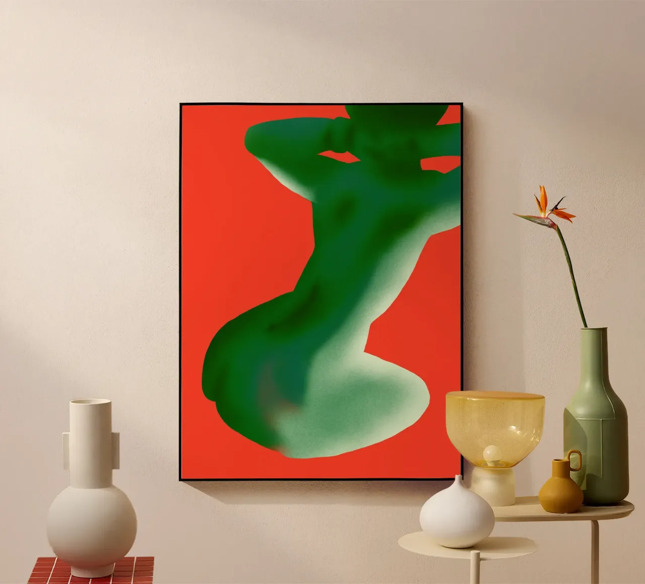 Curve posteriori verdi plexiglass da Little Dean