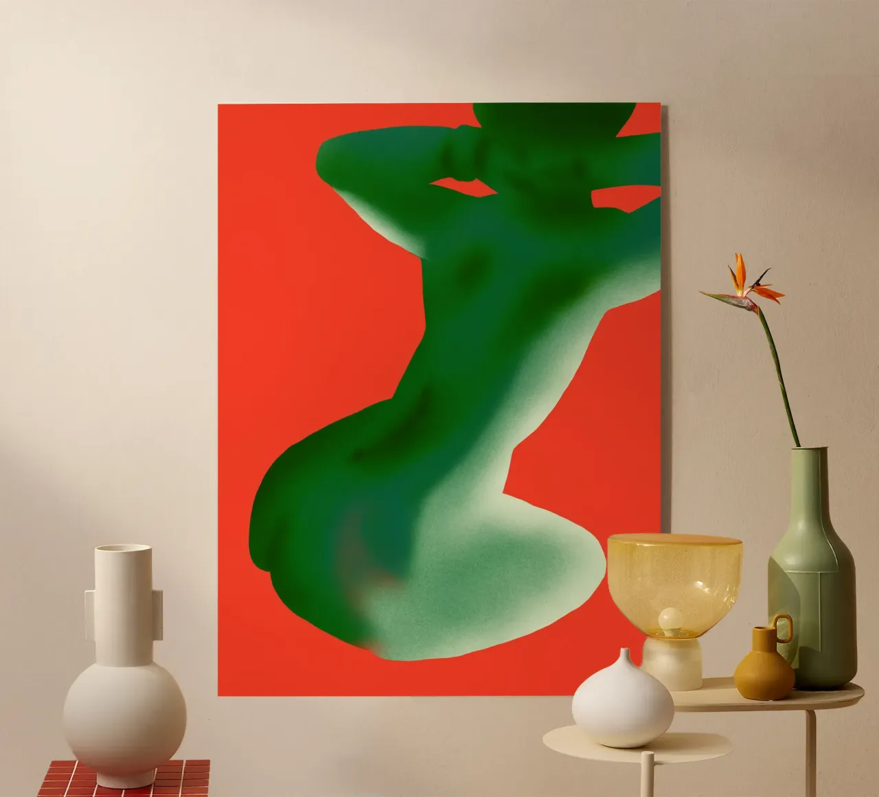 Curve posteriori verdi plexiglass da Little Dean