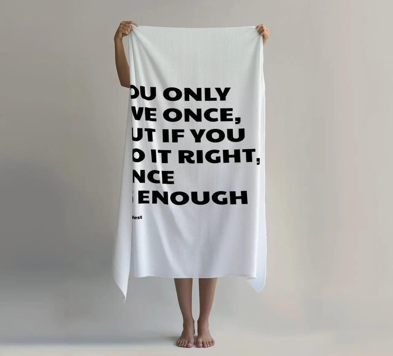 You Only Live Once telo mare da Studio One