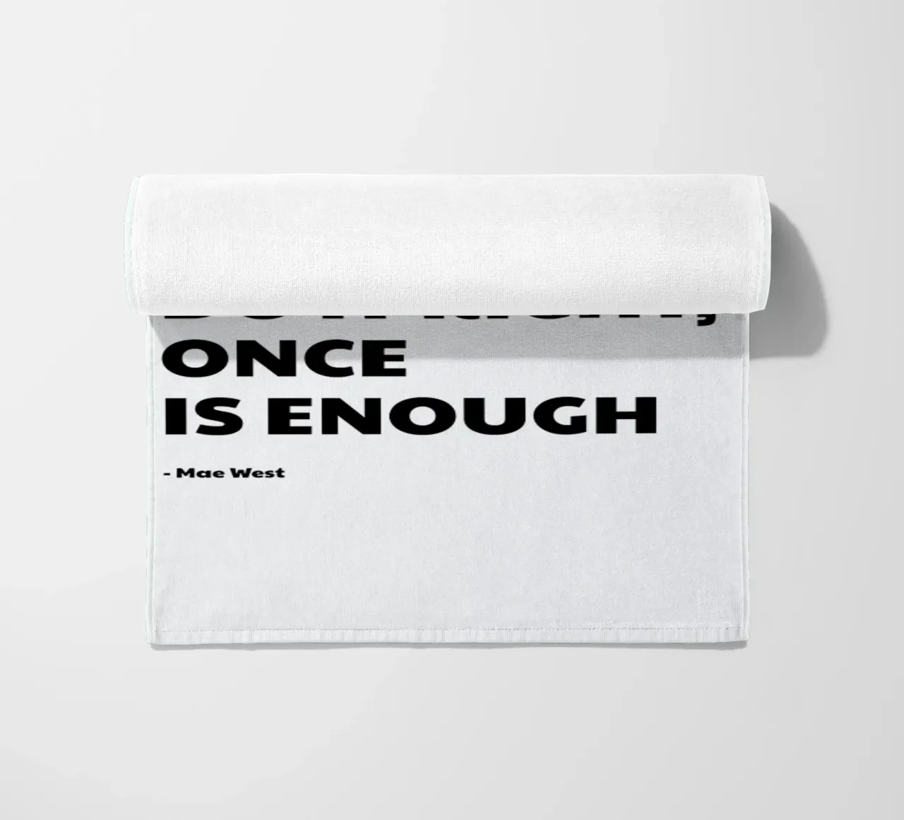 You Only Live Once toalla de playa de Studio One
