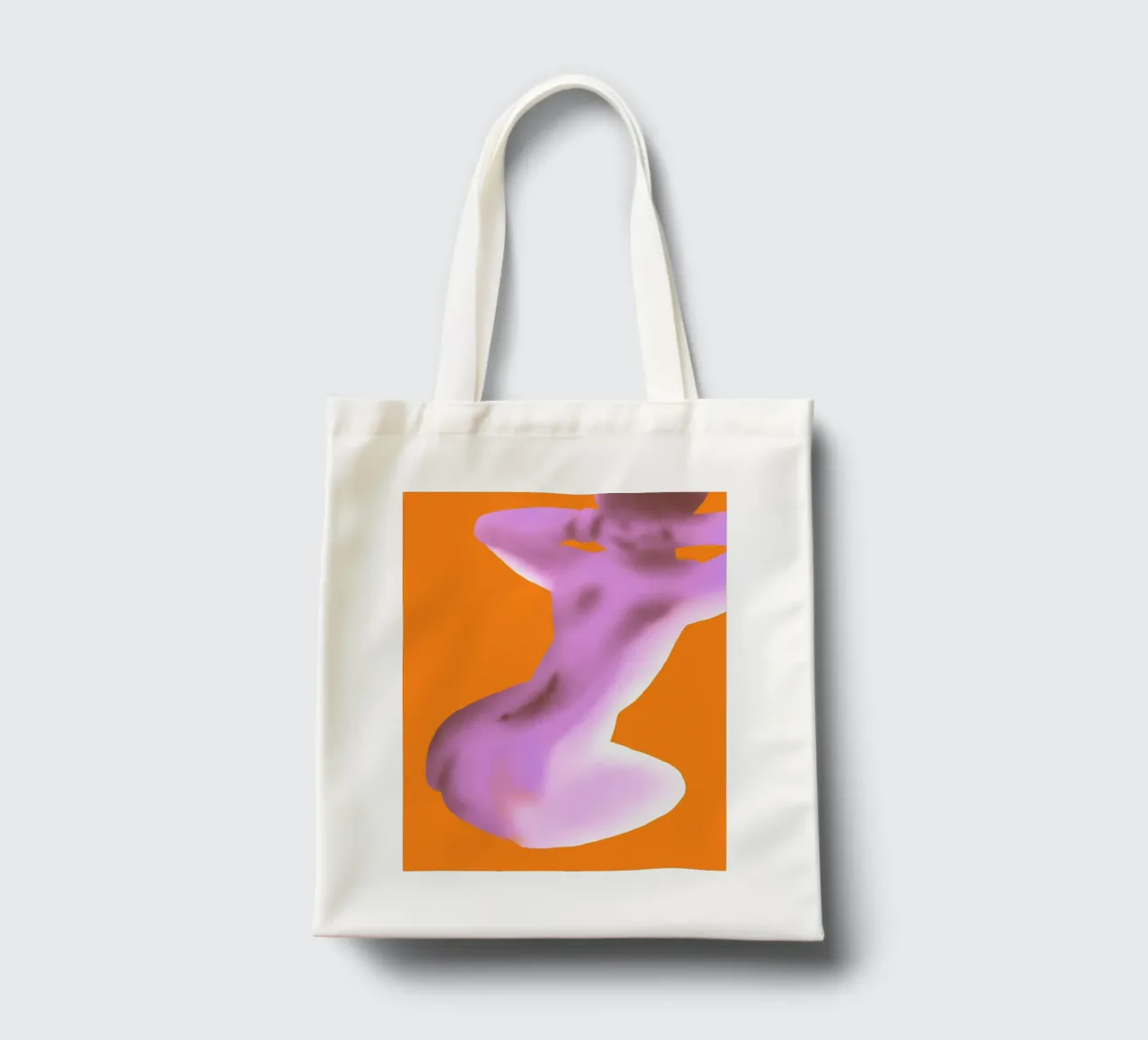Curve posteriori rosa borsa in juta da Little Dean