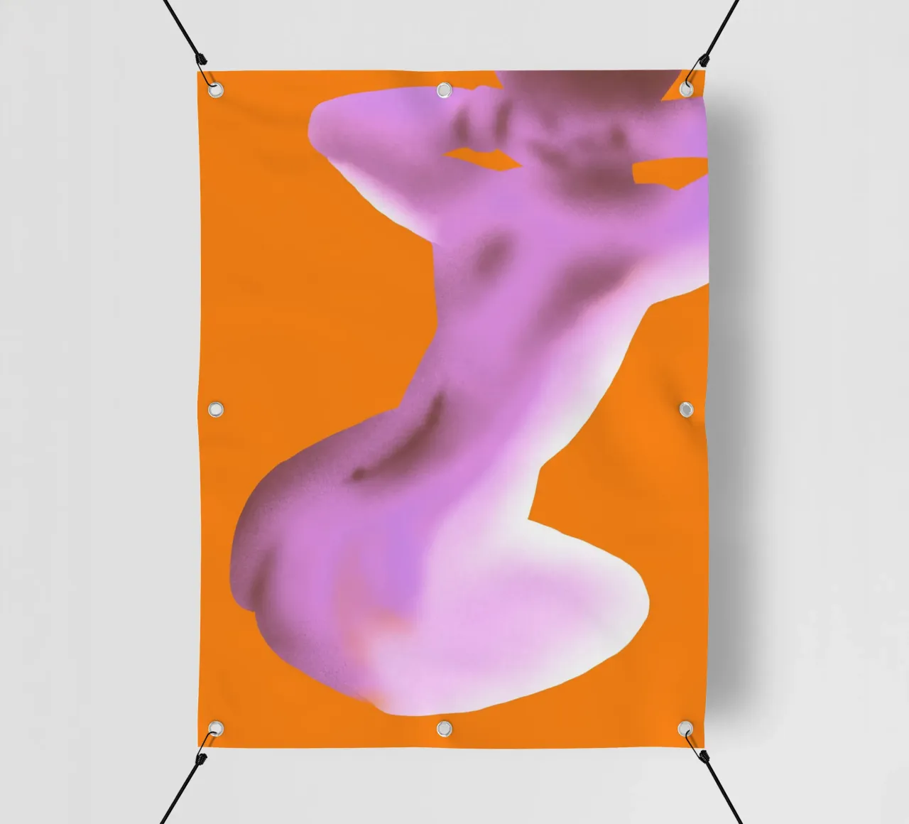 Curve posteriori rosa telo in pvc da Little Dean