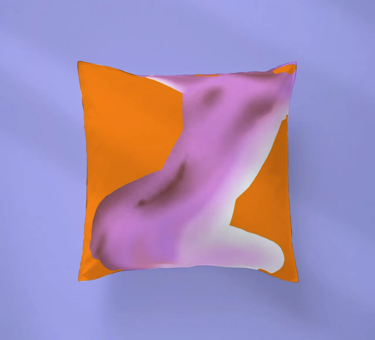 Curve posteriori rosa cuscino da Little Dean