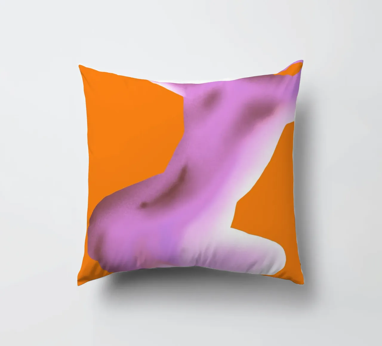 Curve posteriori rosa cuscino da Little Dean