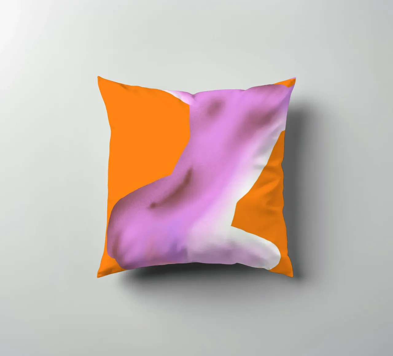 Curve posteriori rosa cuscino da Little Dean