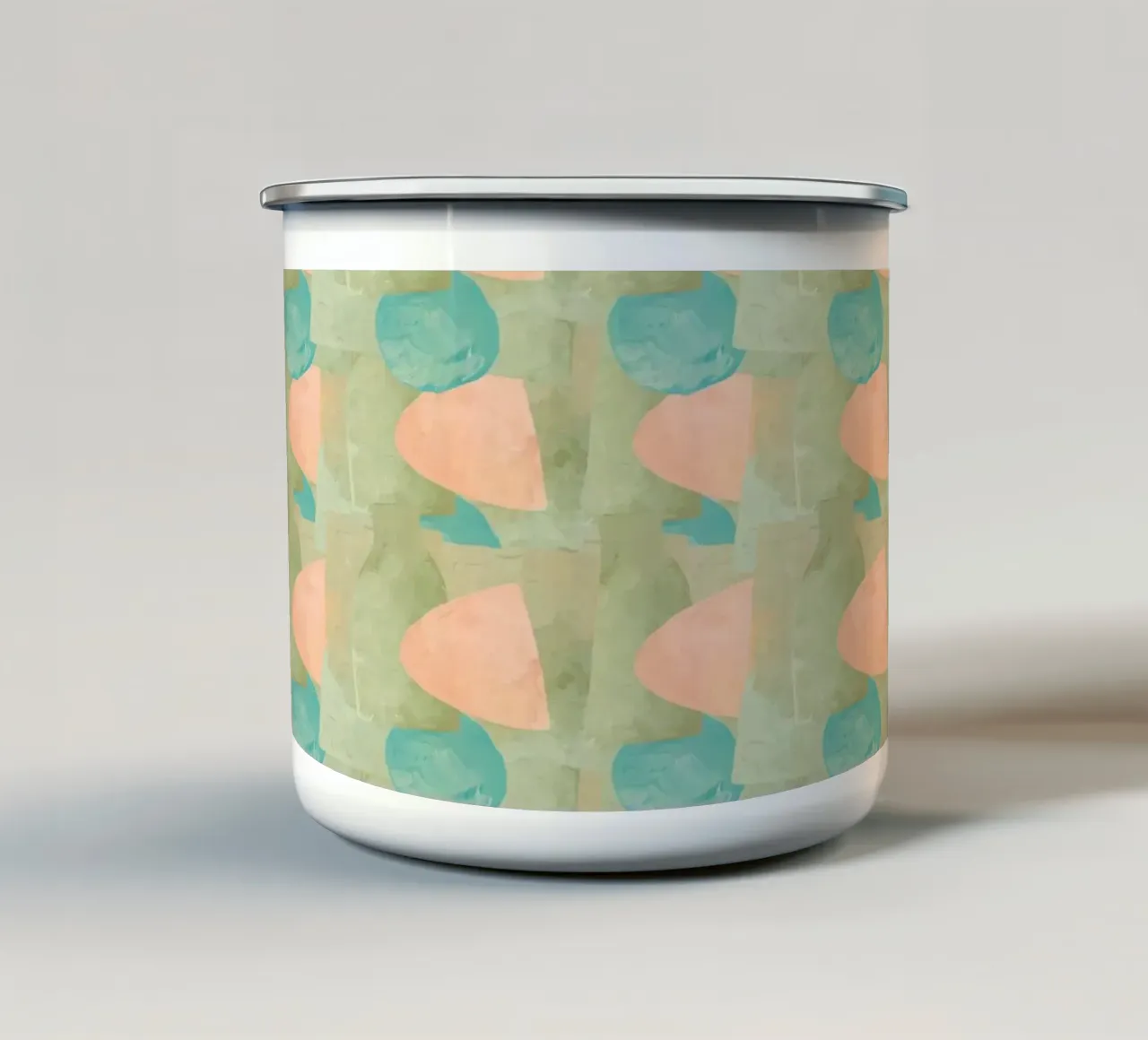 Pattern love No  87 tazza in smalto da treechild