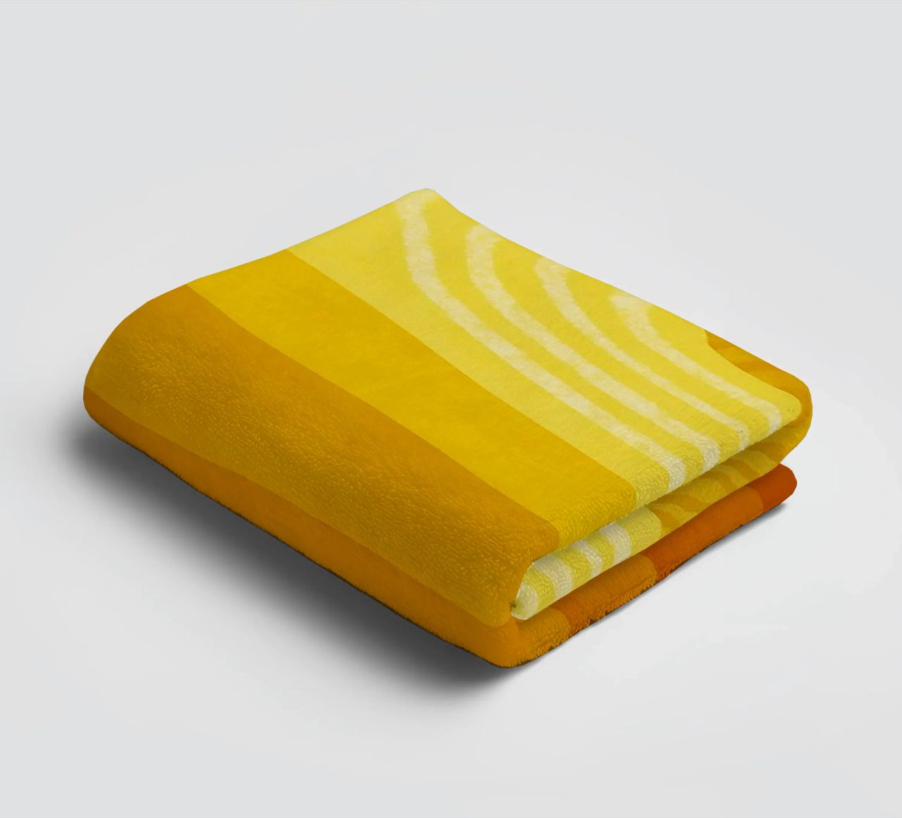 Sun in the desert Modern Abstract Art towel by Bulaxtims