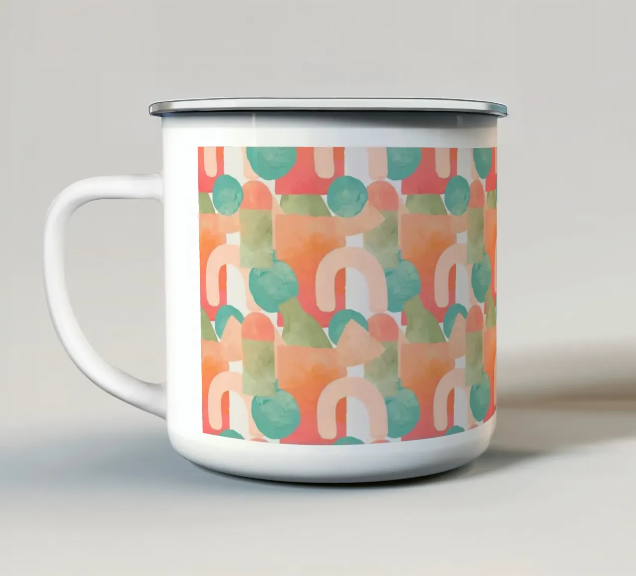Pattern Love No 89 tazza in smalto da treechild
