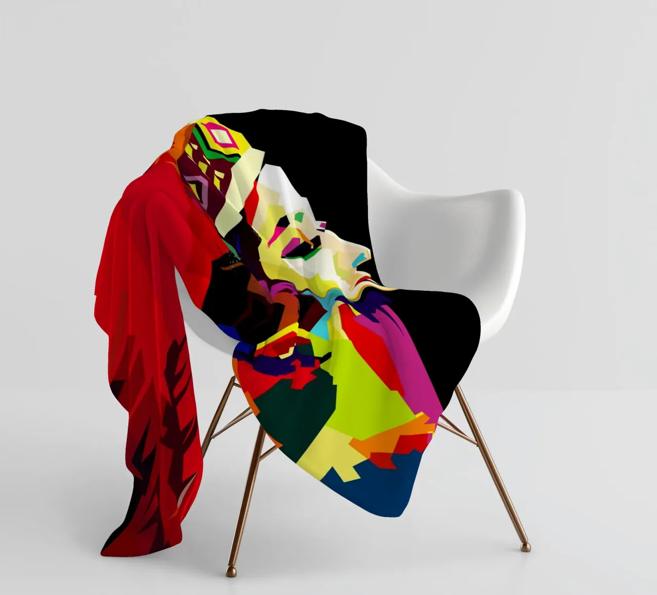 Apache Donna Stile Etnico WPAP Trending Now coperta in pile da Artkreator